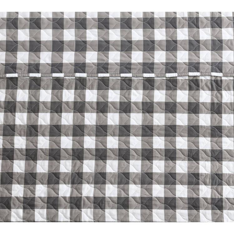 Spirit Linen Home™ Holiday Grey & White Quilt Set
