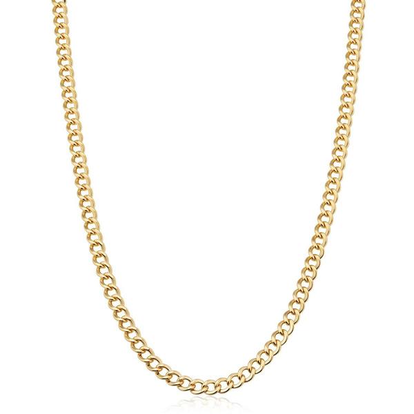 Gold Classics(tm) 14kt. Gold Filled 18in. 3.3mm. Curb Necklace - image 