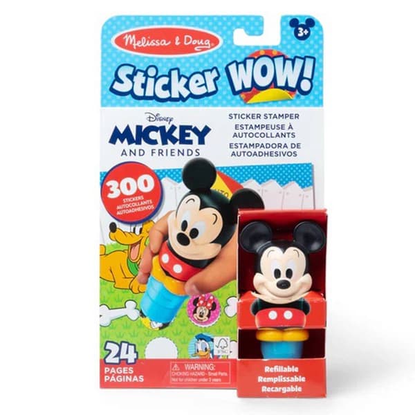 Melissa & Doug&#40;R&#41; Sticker WOW! Mickey Mouse Activity Pad & Stamper - image 
