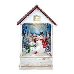 Kurt S. Adler 9.2in. Lighted Snowman House