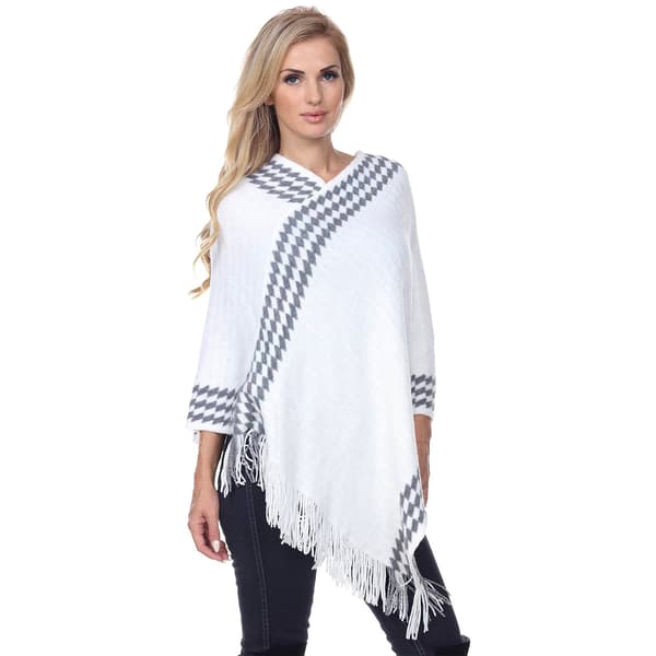 Womens White Mark Nevaeh Ivory Poncho - image 