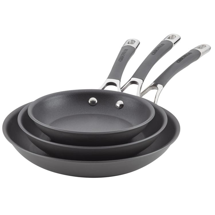 Circulon(R) Radiance 3pc. Hard-Anodized Non-Stick Frying Pan Set