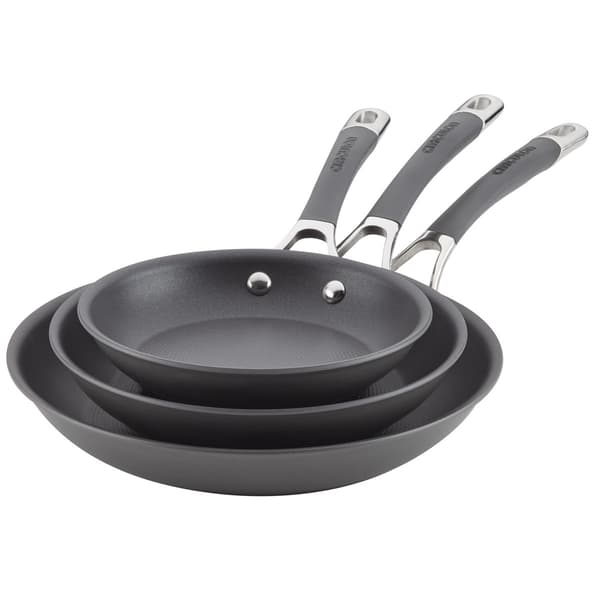 Circulon&#40;R&#41; Radiance 3pc. Hard-Anodized Non-Stick Frying Pan Set - image 