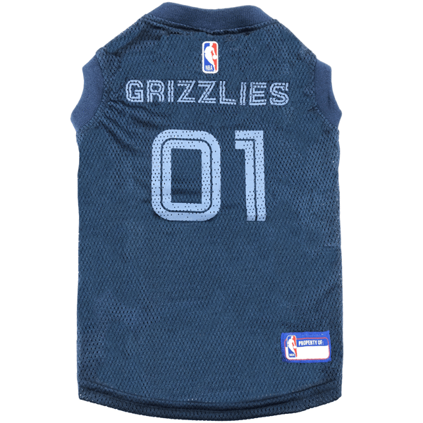 NBA Memphis Grizzlies Basketball Mesh Pet Jersey