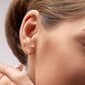 Gold Plated 1/5ctw Lab Grown Diamond Earrings - image 4