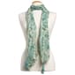 Womens Renshun Leaf Oblong Scarf - image 1