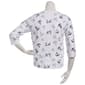 Petite Bonnie Evans 3/4 Sleeve French Terry Anchors Sweater - image 3