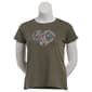 Plus Size Architect® Short Sleeve Placed Heart Tee - image 2