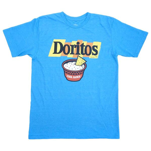 Young Mens Short Sleeve Doritos Cool Ranch Graphic T-Shirt - image 