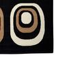 Linon Capri Collection Black Circle Area Rug - 5x7 - image 2