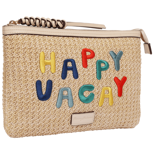 Tommy Bahama Happy Vacay Raffia Clutch