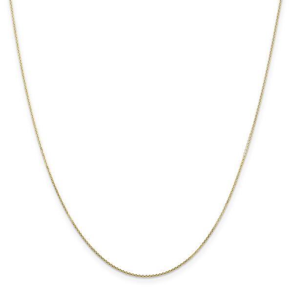 Gold Classics&#40;tm&#41;10kt. Gold 0.80mm 18in. Cable Chain Necklace - image 