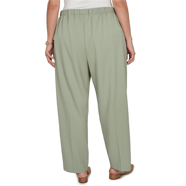 Plus Size Alfred Dunner Indigo Girls Twill Pants - Short Length