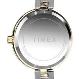 Womens Timex® Two-Tone Crystal Semi Bangle Watch - TW2W96200JT