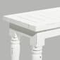 9th & Pike® Farmhouse White Wood Entryway Bench - image 5