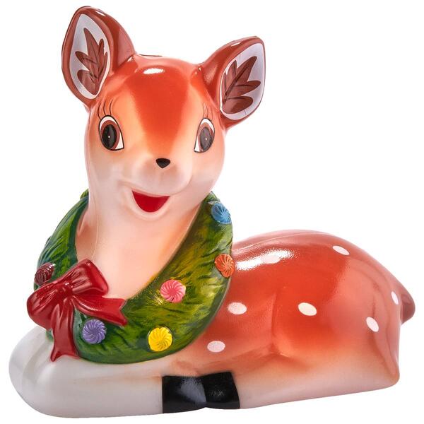 Mr. Christmas Nostalgic Reindeer Blow Mold - image 