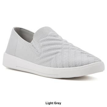 Womens White Mountain Until Slip-On Knit Fashion Sneakers - Boscov's