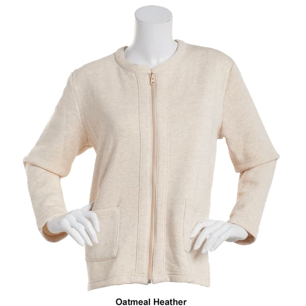 Womens Hasting & Smith Long Sleeve Fleece Zip Cardigan