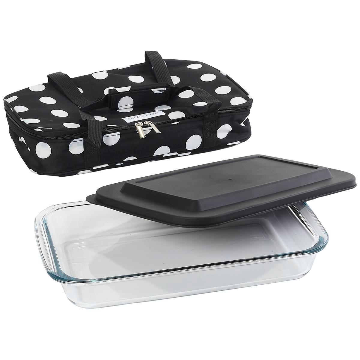 Cooks Tool 3pc. Bake ’N Take - Polka Dots