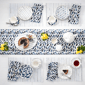 Lenox® Blue Bay Diamond Dot Reversible Placemats - Set of 4 - image 5