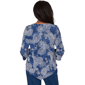 Womens Alfred Dunner Classics 3/4 Sleeve Paisley Blouse - image 2