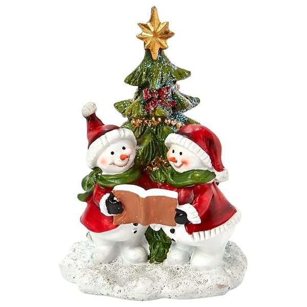 Resin Snowman Couple - image 
