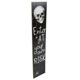 Northlight Seasonal 36in. Enter at Your Own Risk Halloween Sign