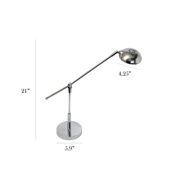 Simple Designs 3W Balance Arm LED Desk Lamp w/Swivel Head