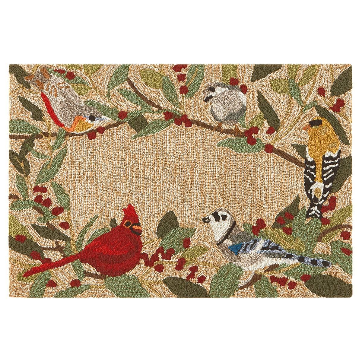 Liora Manne(tm)  Frontporch Bird Border Indoor/Outdoor Accent Rug