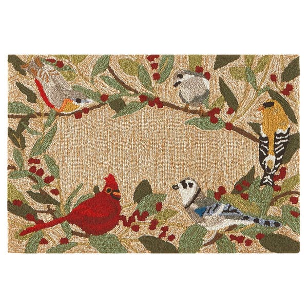Liora Manne(tm)  Frontporch Bird Border Indoor/Outdoor Accent Rug - image 