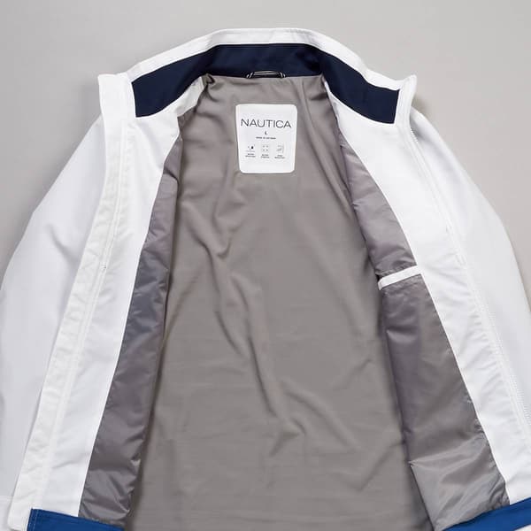 Mens Nautica Color Block Stretch Golf Jacket