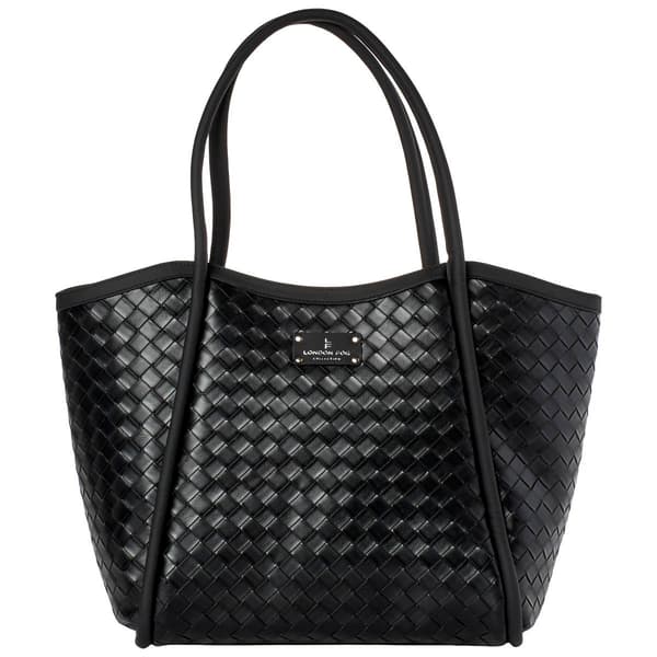 London Fog Hannah Woven Tote - image 