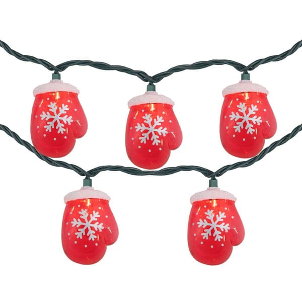 Northlight Seasonal 10ct. Mitten Christmas Light Set