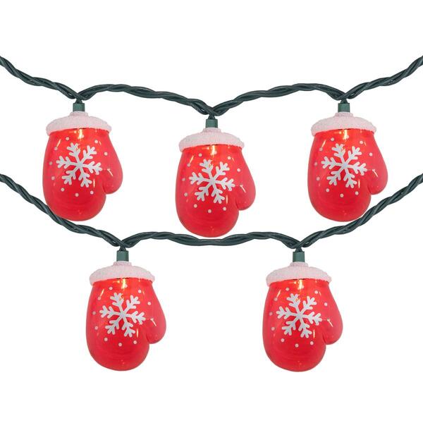 Northlight Seasonal 10ct. Mitten Christmas Light Set - image 