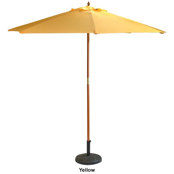 Northlight Seasonal 9ft. Patio Market Umbrella with Wood Pole