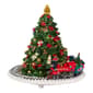 Kurt Adler 6in. Christmas Tree w/ Revolving Train Music Box - image 2