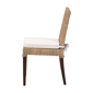 bali & pari Fatima Natural Rattan Dining Chair with Cushion - image 3