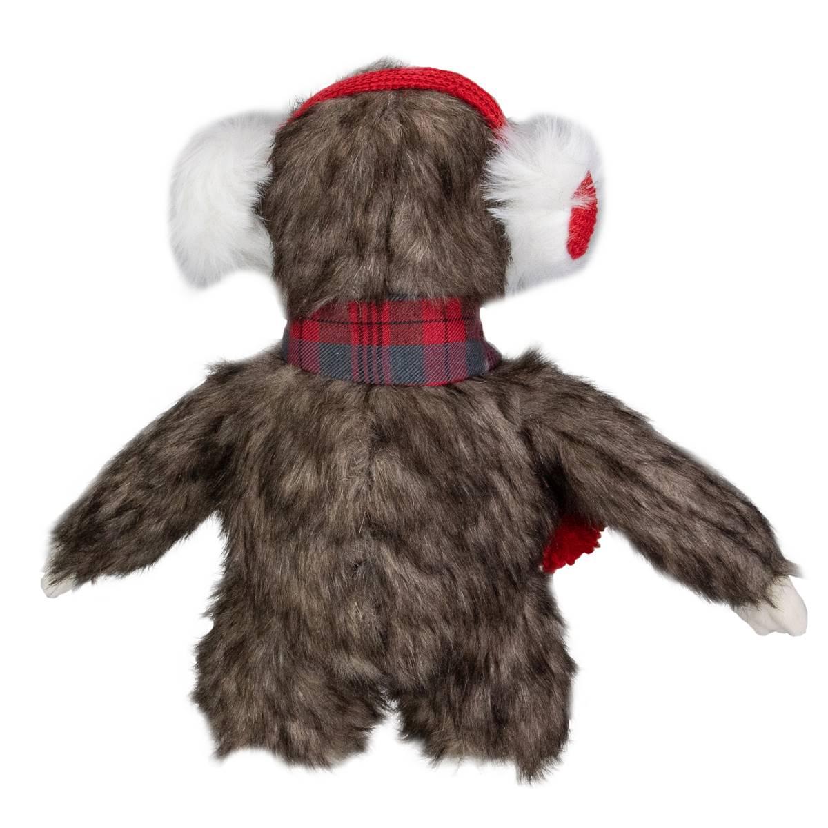 Northlight Plush Sitting Winter Sloth with Scarf Christmas Figure