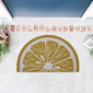 VCNY Home Lemon Half Circle Outdoor Coir Doormat - image 2