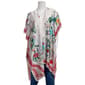 Womens Adrienne Vittadini 2pc. Beaded Satin Kimono Hat Set - image 1