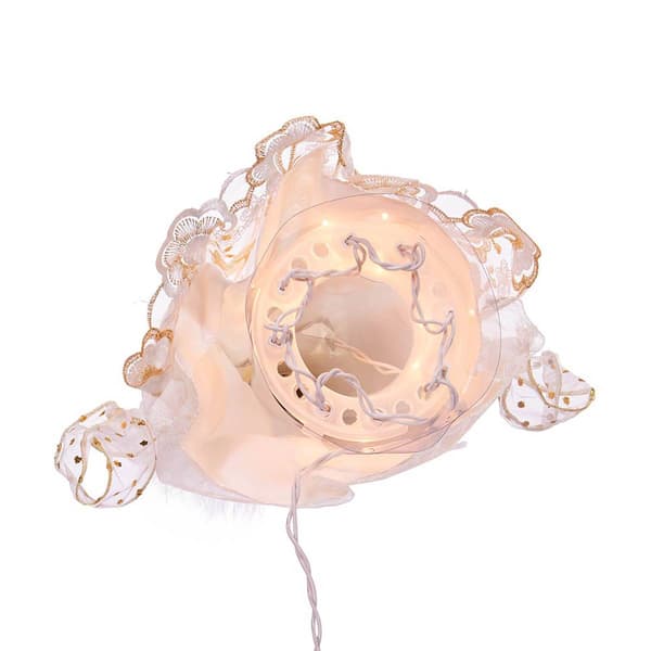 Kurt Adler UL 10-Light 14in. Gold Angel Treetop