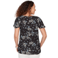 Womens Emaline Seabreeze Essence Flutter Sleeves Floral Blouse - image 2