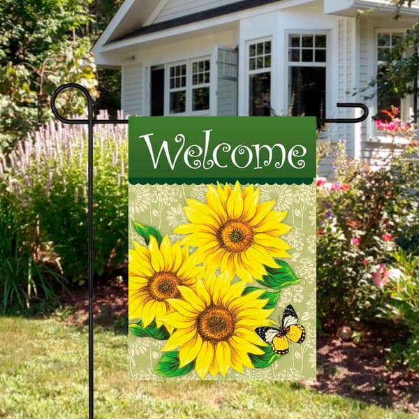 Northlight Seasonal Welcome Sunflowers Spring Garden Flag - Boscov's