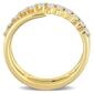 Gold Plated 1 3/4ctw. Lab Grown Diamond Band - image 3
