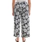 Petite Zac & Rachel Pull On Palm Leaf Wide Leg Pants - image 2