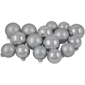 Northlight 72ct. 2-Finish Christmas Glass Ball Ornaments - image 1
