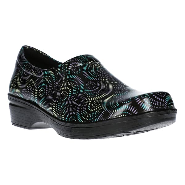 Womens Easy Works by Easy Street Tiffany Aztec Work Clogs - image 