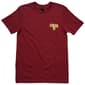 Mens Bloomsburg Front & Back Logo Short Sleeve Tee - Maroon - image 1