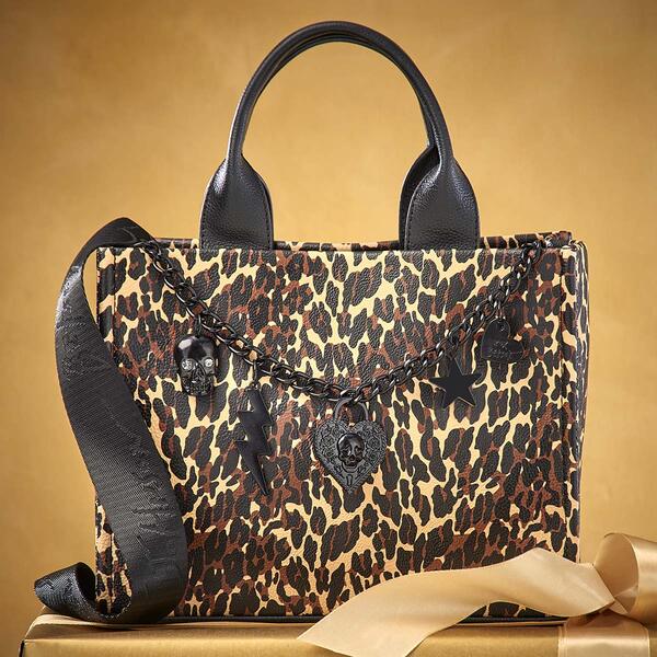 Betsey Johnson Metallic Top Handle Crossbody - image 