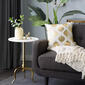 9th & Pike&#174; White Marble Contemporary Accent Table - image 2
